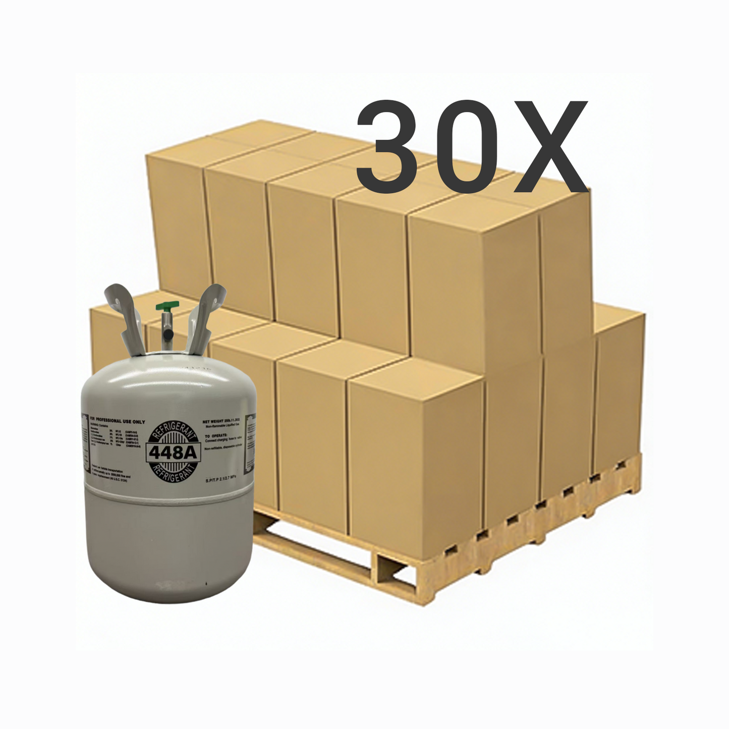 25LB R448A (R-448A) Refrigerant Gas | 40 Cylinders