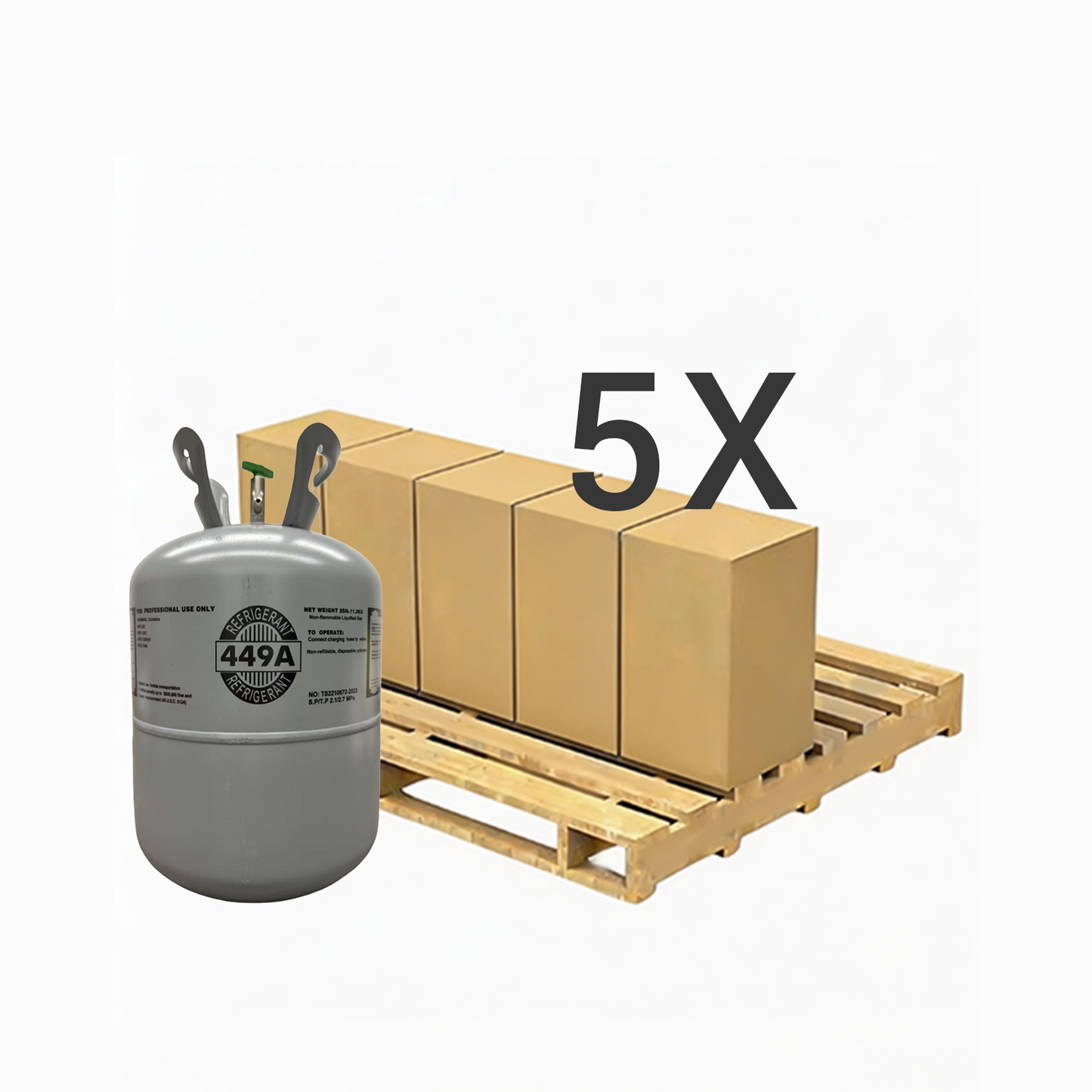 25LB R449A (R-449A) Refrigerant Gas |40 Cylinders