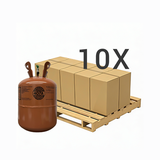 25LB R407A (R-407A) Refrigerant Gas | 10 Cylinders