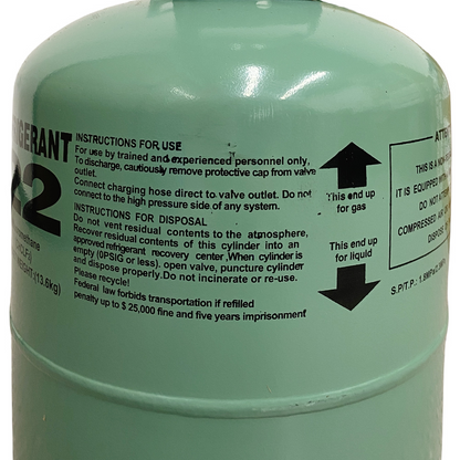 30LB R22 (R-22) Refrigerant Gas