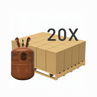 25LB R407A (R-407A) Refrigerant Gas | 5 Cylinders