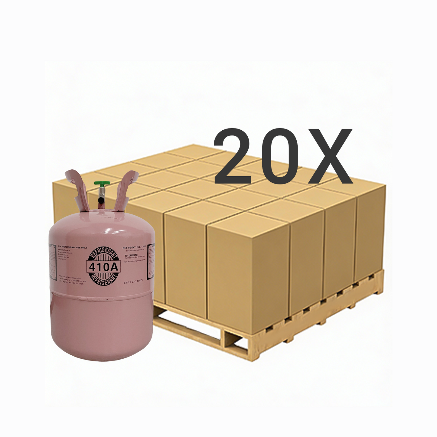 25LB R410A (R-410A) Refrigerant Gas