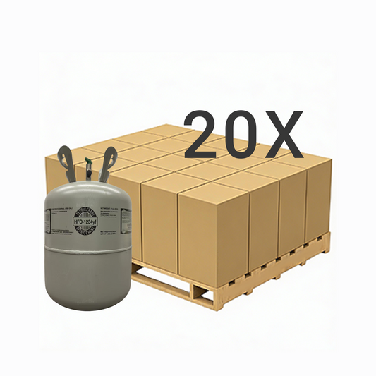 11 LB R1234yf (R-1234yf) Refrigerant Gas | 20 Cylinders