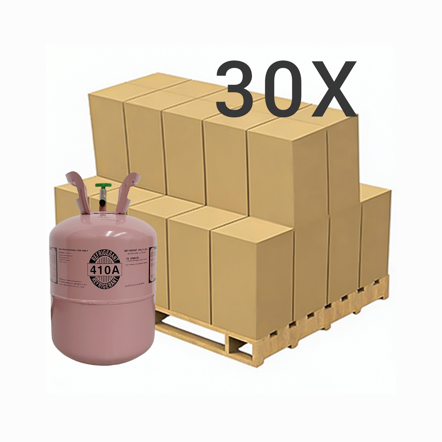25LB R410A (R-410A) Refrigerant Gas