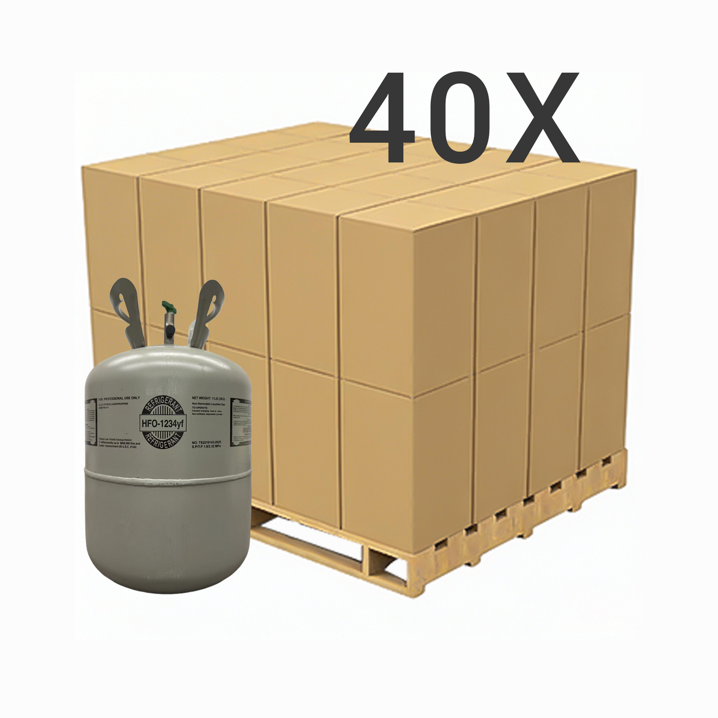 11 LB R1234yf (R-1234yf) Refrigerant Gas