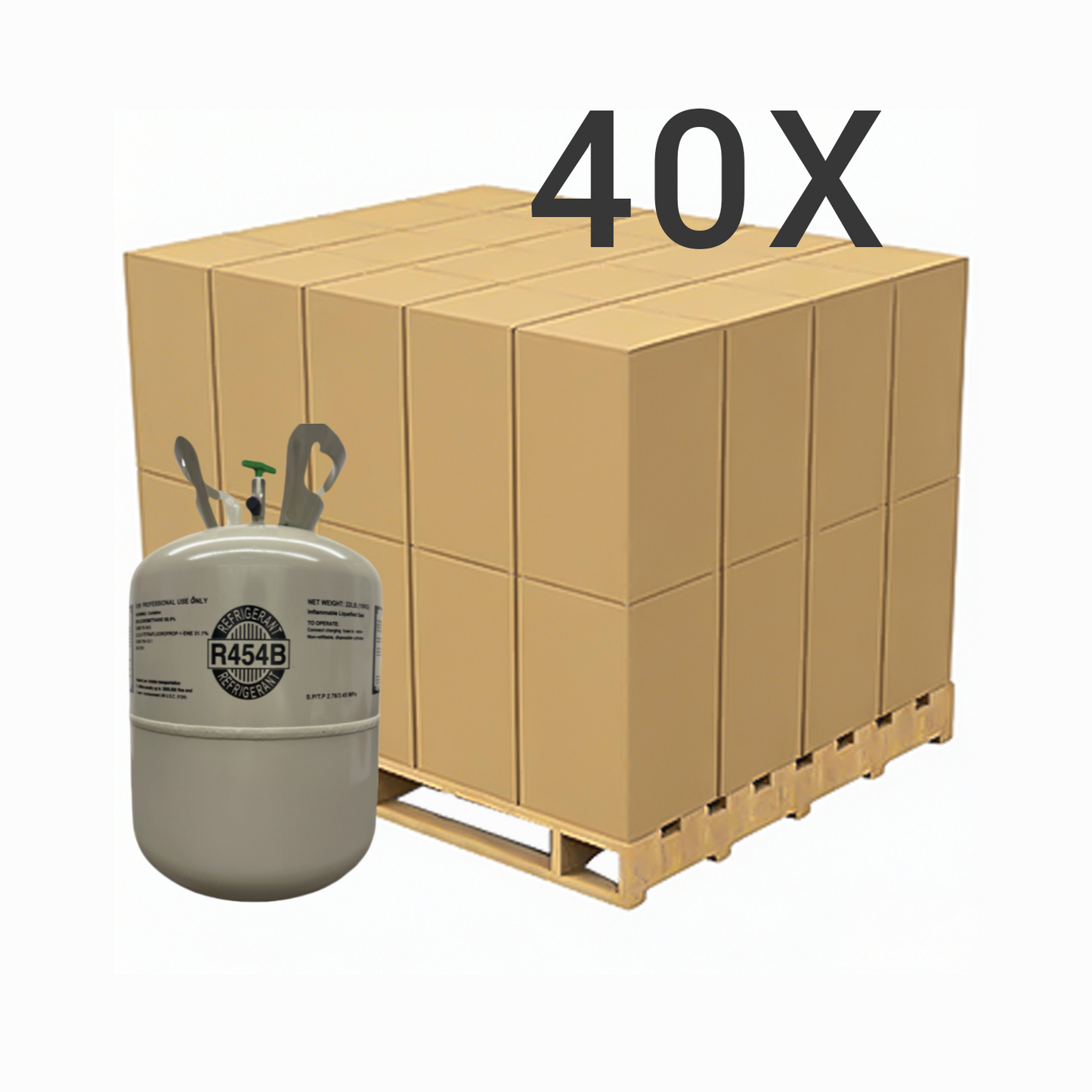 22LB R454B (R-454B) Refrigerant Gas