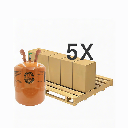 25LB R407C (R-407C) Refrigerant Gas | 5 Cylinders