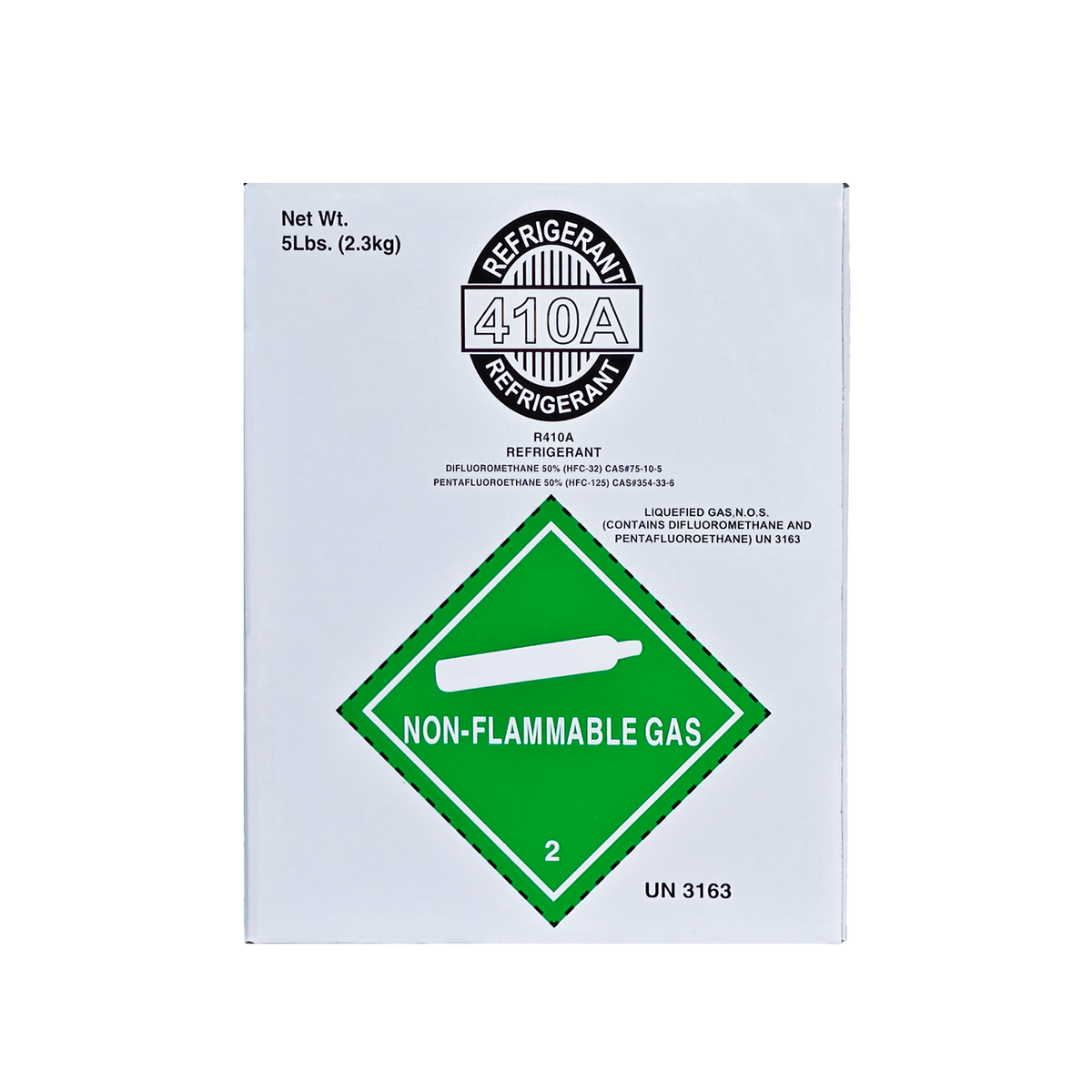 5LB R410A (R-410A) Refrigerant Gas | 5 Cylinders